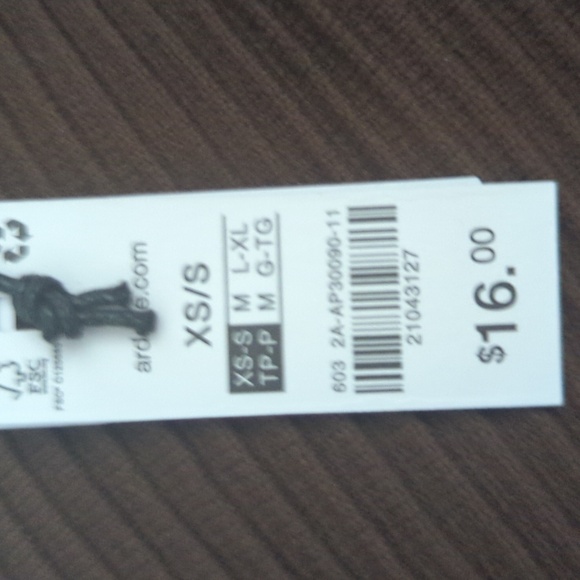 3 for $20 NWT Rich ribbed brown bustier. Pet friendly home. - Picture 4 of 4